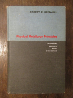 PHYSICAL METALLURGY PRINCIPLES-ROBERT REED-HILL foto