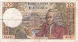 FRANTA 10 francs 3-2-1972 VF!!!