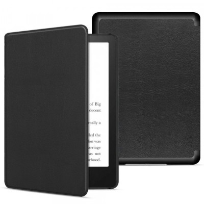 Husa pentru Amazon Kindle Paperwhite 6inch, Techsuit, SmartCover, Neagra foto