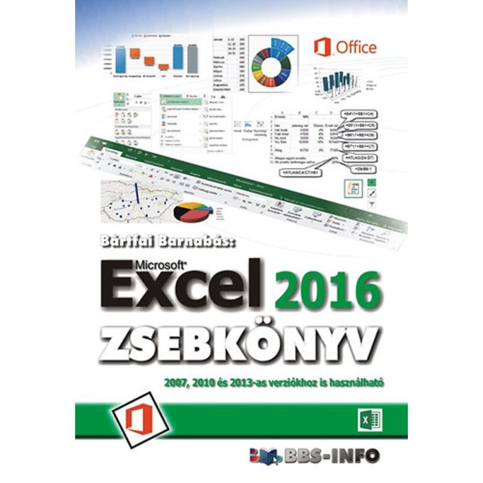 Excel 2016 zsebk&ouml;nyv - B&aacute;rtfai Barnab&aacute;s