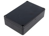 Carcasă universală ABS neagră 81.5x120x36 mm
