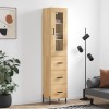 VidaXL Dulap &icirc;nalt, stejar sonoma, 34,5x34x180 cm, lemn prelucrat 3199244