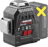 Nivela Laser pe Acumulator PARKSIDE PKLLP 3360, Laser Verde 3 x 360&deg;, Autonivelanta, cu Valiza de Transport