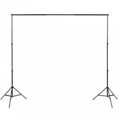 vidaXL Set studio foto cu lumini softbox, fundal ?i reflector foto