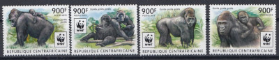 R.Centrafricana - Fauna WWF - GORILE - MNH - Michel = 16,00 Eur. foto