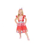 Costum carnaval Peppa Pig pentru copii, rochie si bentita, marime 98/104 cm ( 3-4 ani)
