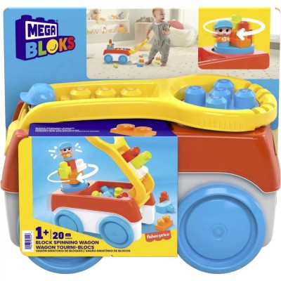 Mega Bloks Set De Constructie 20 Piese Caruciorul Care Se Invarte foto