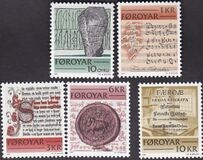 Faroe 1981 - Uzuale 5v.neuzat,perfecta stare(z) foto