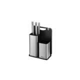 Set cutite 7 piese Zilan ZLN1627, Suport inclus, Otel inoxidabil 3CR13, Compatibil masina de spalat vase