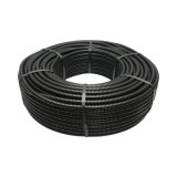 Tub flexibil copex 16mm Gewiss DX15116R fara fir, ignifug din PVC, 750N negru 100m/rola
