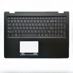 Carcasa superioara cu tastatura palmrest Laptop, Lenovo, Flex 3-1570 Type 80JM, 80K0, 80KO, 20482, 20488, 5CB0H91243, 460.03S05.0014, iluminata, layou