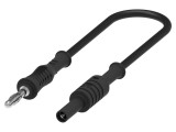 Cablu de măsurare ELECTRO-PJP 60VDC 30VAC 12A 1m Negru