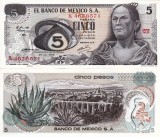 MEXIC 5 pesos 1972 UNC!!!