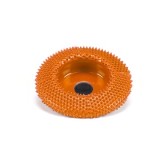 Disc slefuire lemn SABURR - 50mm PLAT, Granulatie Saburr FOARTE ASPRA - PORTOCALIE