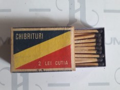 HST Cutie romaneasca interbelica de chibrituri, plina cu chibrituri foto
