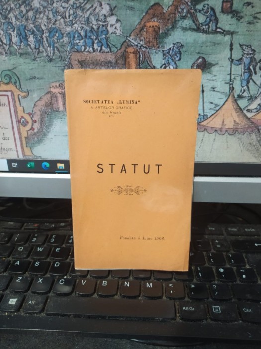 Societatea Lumina a Artelor Grafice din Galați, Statut, Fondată 5 iunie 1906, 054