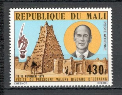Mali.1977 Vizita presedentelui V.G.D&amp;#039;Estaing DM.120 foto