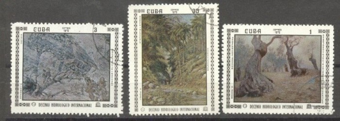 Cuba 1972 Paintings, used AJ.029
