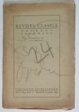 REVISTA CLASICA - ORPHEUS FAVONIUS ,PUBLICATIE TRIMESTRIALA , condusa de N . I HERESCU , AN V. ( TOM . I) ,NO. 1 , IANUARIE - MARTIE , 1929