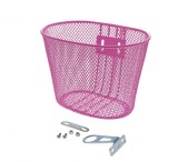 Cos Bicicleta Copii Roz Otel Fata 25x17x15cm AWR1964P