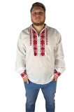 Ie barbati CPB3 alb crystal/rosu bordo , marimea L