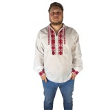 Ie barbati CPB3 alb crystal/rosu bordo , marimea L