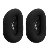 Set 2 Perne de urechi Kwmobile pentru TurtleBeach Beach Recon 70, Negru/Alb, Mesh, KWM000025AK001C