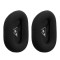 Set 2 Perne de urechi Kwmobile pentru TurtleBeach Beach Recon 70, Negru/Alb, Mesh, KWM000025AK001C