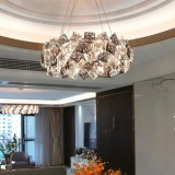Candelabru Cristal Arian 6x E27 Auriu, Alessandro DESIGN