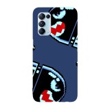 Husa compatibila cu Oppo A55, Viceversa, model Bullet Super Mario, Silicon, TPU, Transparent, Carcasa