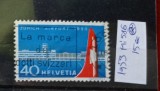 TS21 - Timbre serie - Elvetia - Helvetia 1953 Mi585, Stampilat
