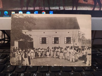 Horă, Dans rom&amp;acirc;nesc la casa preotului, Civilizație populară, 1917, 205 foto