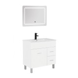 Neo Vision 80 mobilier de baie complet alb-alb