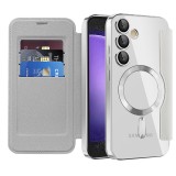 Husa Samsung Galaxy S23 FE Asteroid GSM SmartMag Book Case, gri