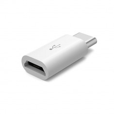 Adaptor Rock Micro-USB - USB Type-C Alb foto