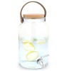 Dozator Bauturi Sticla Navaris 5.6L Universal Transparent cu Robinet Inox
