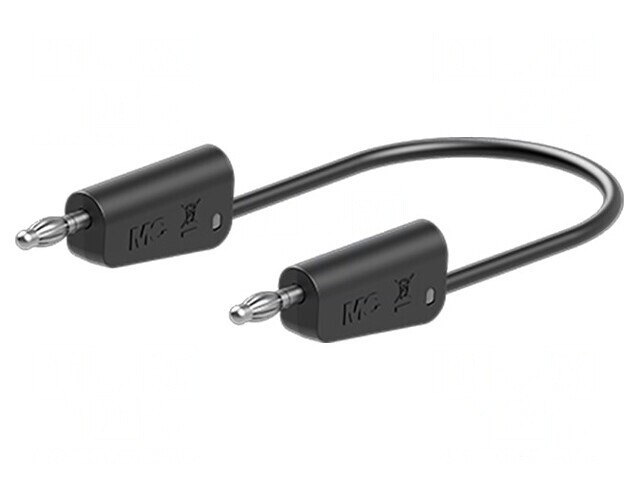 Cablu de măsurare 2m 60VDC 30VAC 19A Negru
