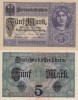 Germania 5 Mark 1917, Bancnota UNC, Necirculata. Colectie Numismatica