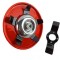 Disc motocoasa mare ,diametru 220 mm ,cu modele de lame, protectie, pentru sapat, plivit, tuns iarba