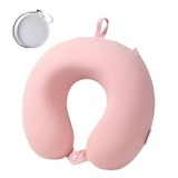 Pern&Auml; travelcomfort, design ergonomic &Atilde;&reg;n form&Auml; de u, spum&Auml; cu memorie, sistem de prindere cu capse, ideal&Auml; pentru voiaj, birou, ma&Egrave;in&Auml;, 30x30 c