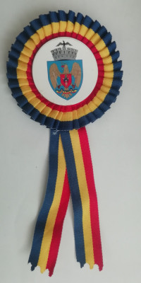 M3 C16 - Cocarda tricolora - Tematica heraldica - Primaria Bucuresti foto