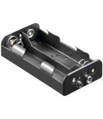 Suport baterie 4x C R14 cu conector 9V negru 11457 Goobay