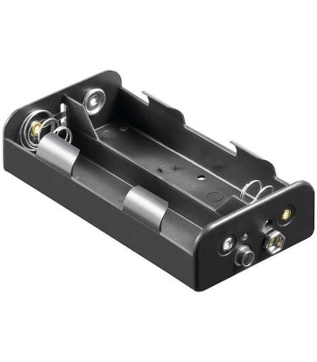 Suport baterie 4x C R14 cu conector 9V negru 11457 Goobay foto