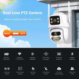 Camera de Supraveghere WIFI PTZ , TSS-P10, cu 2 Lentile , 3MP/3MP Full HD
