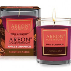 Lumanare Parfumata Areon Scented Candle, Apple and Cinnamon