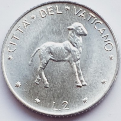 3023 Vatican 2 Lire 1972 km 117 aunc-UNC foto