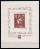 Liechtenstein 1934, Mi #125 = Bl 1, celebra colita Vaduz, Expozitia Filatelica, semnata, CERTIFICAT, tiraj 7788 buc, MNH, cota 2.000 &euro;!