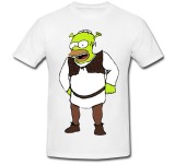 Cumpara ieftin Tricou &quot; Shrek vs Homer Simpson &quot;