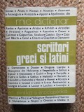 Mic Dictionar Scriitori Greci si Latini, Bucuresti 1978, Editura Stiintifica si Enciclopedica, 445 pagini