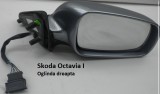 Oglinda Dreapta Skoda Octavia 1 I Electrică, Cod OE 1U1857502CL, Originală